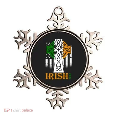 Celtic Cross Irish American Pride Ornament