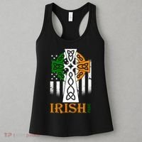 Celtic Cross Irish American Pride Women's Tank Top thumb 3