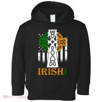 Celtic Cross Irish American Pride Toddler Hoodie thumb 0