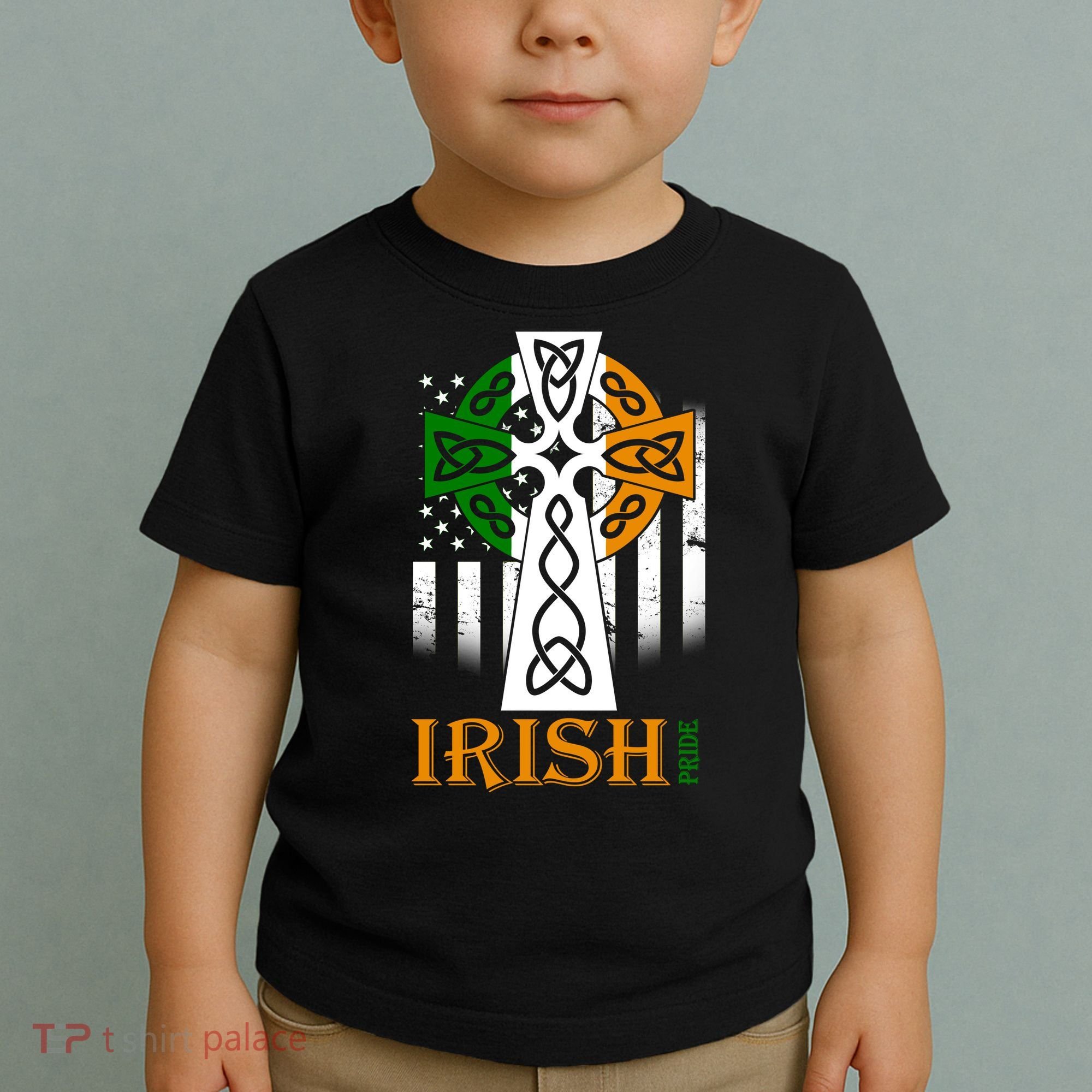 Celtic Cross Irish American Pride Toddler T-Shirt