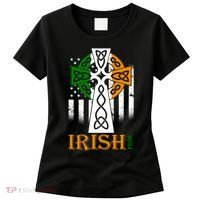 Celtic Cross Irish American Pride Women's T-Shirt thumb 0