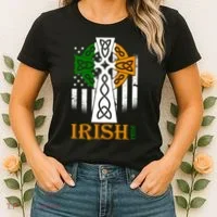 Celtic Cross Irish American Pride Women's T-Shirt thumb 2