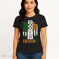 Celtic Cross Irish American Pride Women's T-Shirt thumb 4