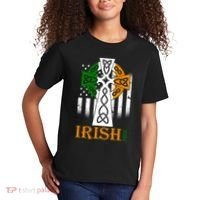 Celtic Cross Irish American Pride Kids T-Shirt thumb 2