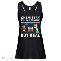 Chemist Chemistry Is Like Magic Science Teacher Ladies Essential Flowy Tank thumb 0