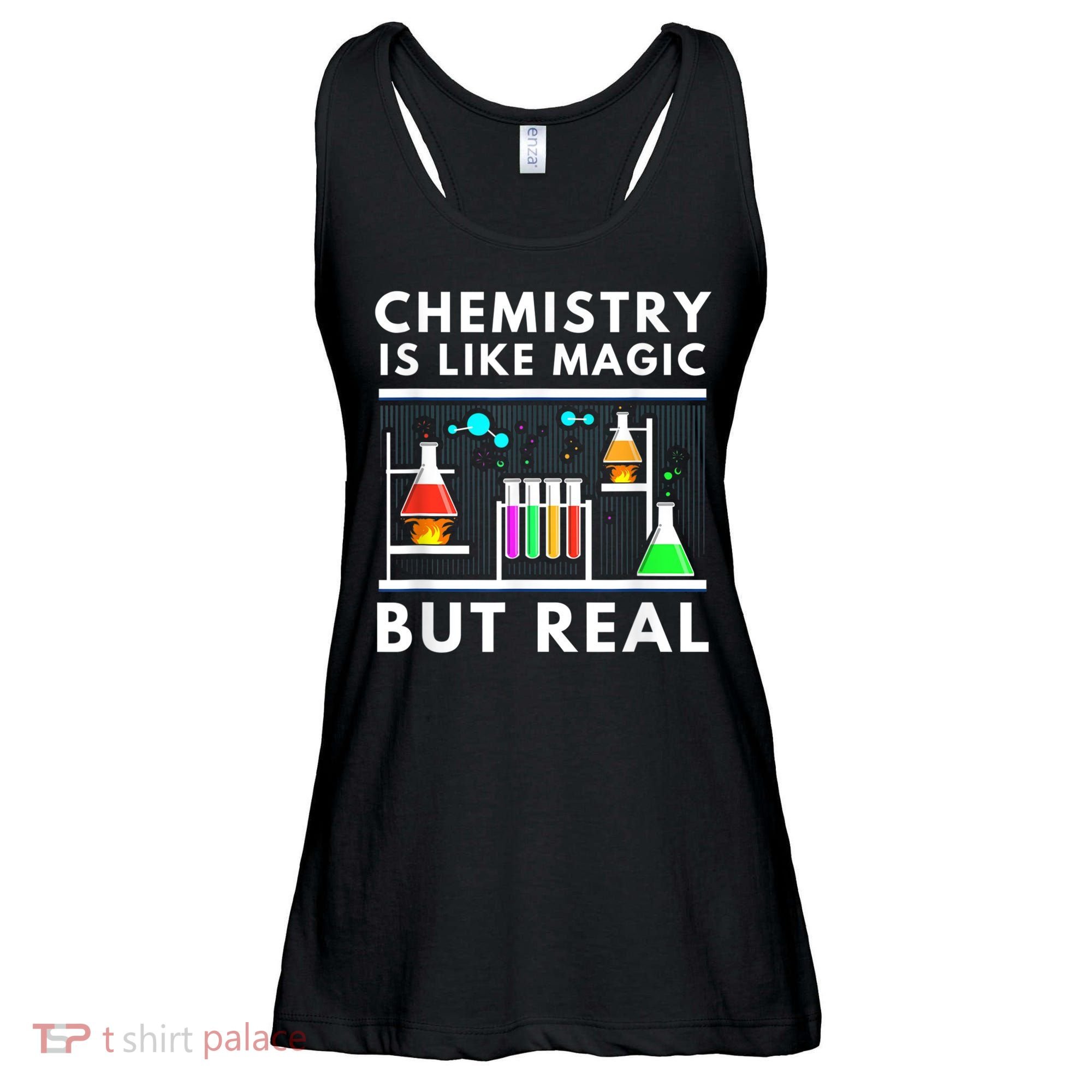 Chemist Chemistry Is Like Magic Science Teacher Ladies Essential Flowy Tank