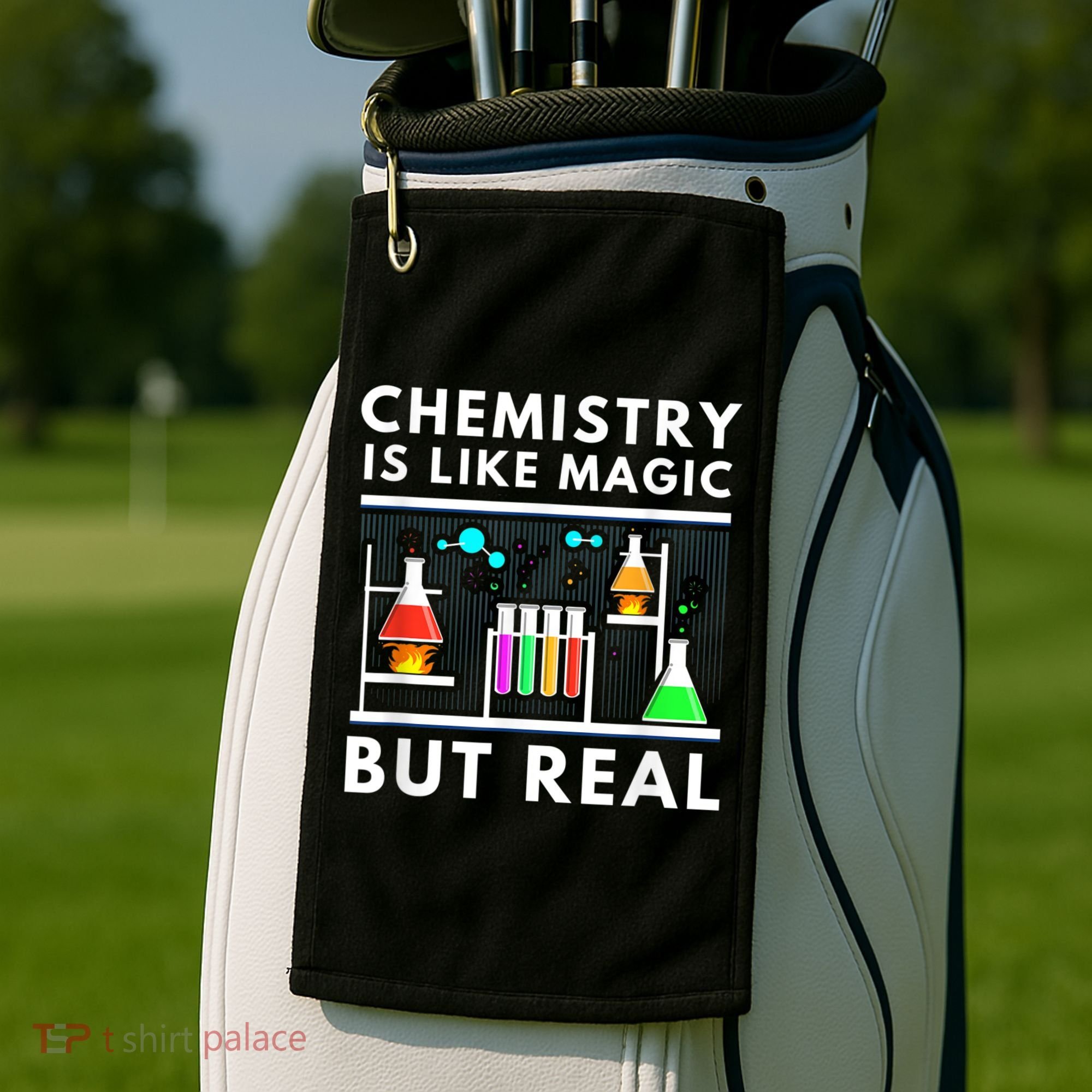 Chemist Chemistry Is Like Magic Science Teacher Golf Towel