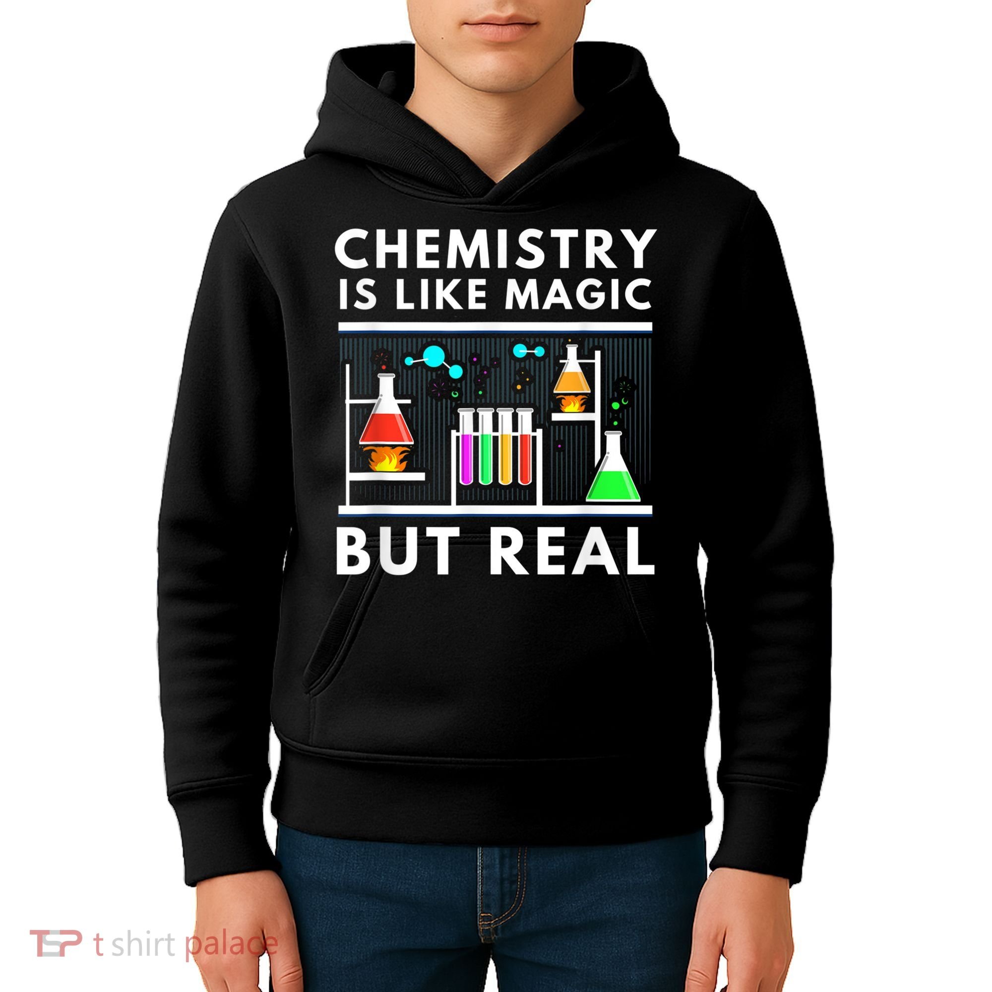 Chemist Chemistry Is Like Magic Science Teacher Kids Hoodie