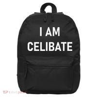 Celebrate Celibacy I Am Celibate 16 in Basic Backpack thumb 0