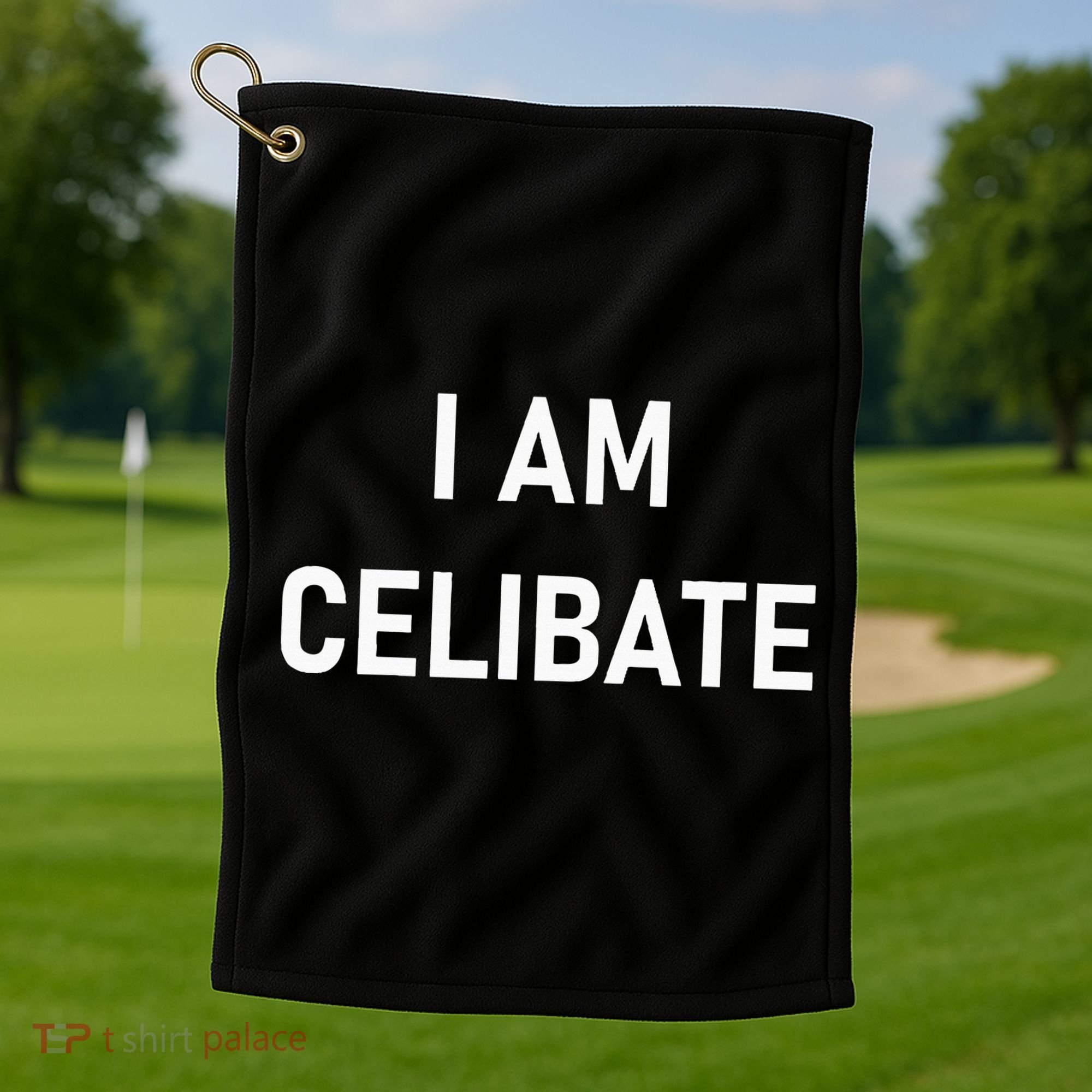 Celebrate Celibacy I Am Celibate Golf Towel