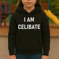 Celebrate Celibacy I Am Celibate Kids Hoodie thumb 3
