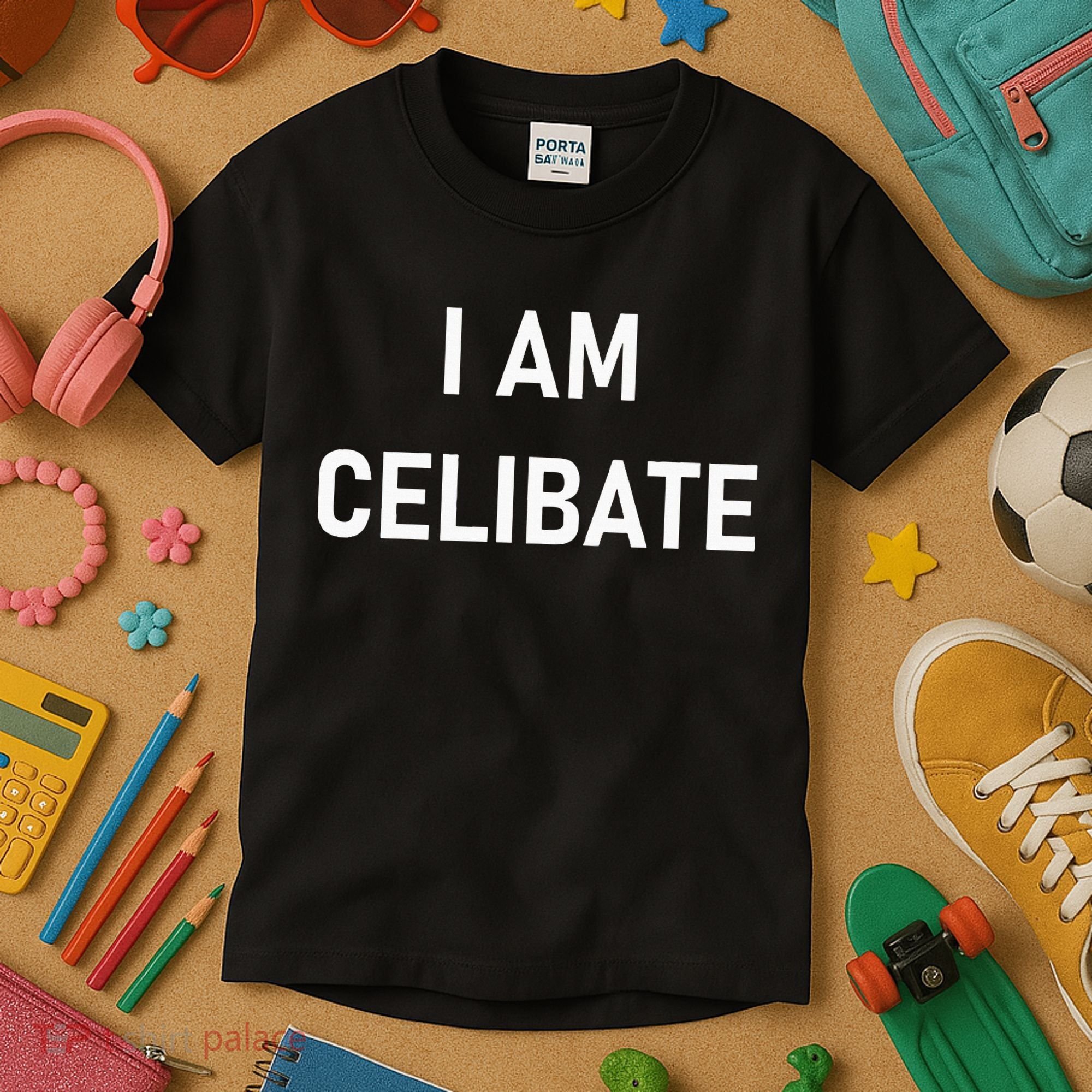 Celebrate Celibacy I Am Celibate Kids T-Shirt