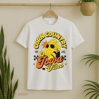 Corn Country Iowa Vibes Since 1846 Farming Corn Iowa T-Shirt thumb 2