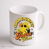 Corn Country Iowa Vibes Since 1846 Farming Corn Iowa Coffee Mug thumb 1