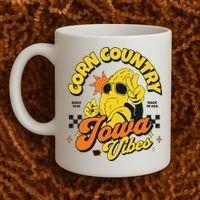 Corn Country Iowa Vibes Since 1846 Farming Corn Iowa Coffee Mug thumb 2