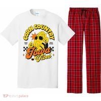 Corn Country Iowa Vibes Since 1846 Farming Corn Iowa Pajama Set thumb 0