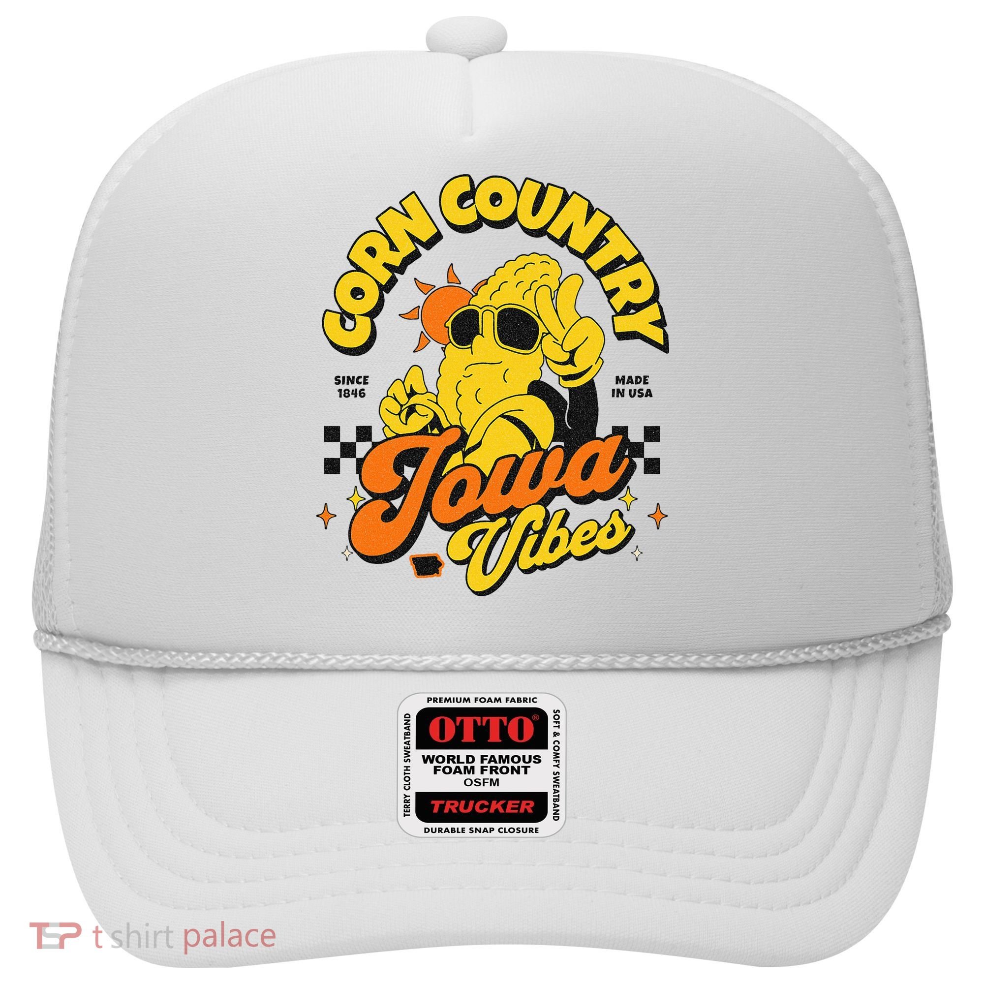 Corn Country Iowa Vibes Since 1846 Farming Corn Iowa Hat