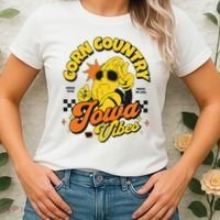 Corn Country Iowa Vibes Since 1846 Farming Corn Iowa Women's T-Shirt thumb 2