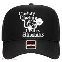 Clickity Clackity I Roll To Attackkitty Clickity Clackity Game Dice Hat thumb 0
