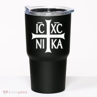 Cross Christian Icxc Nika Tumbler thumb 0