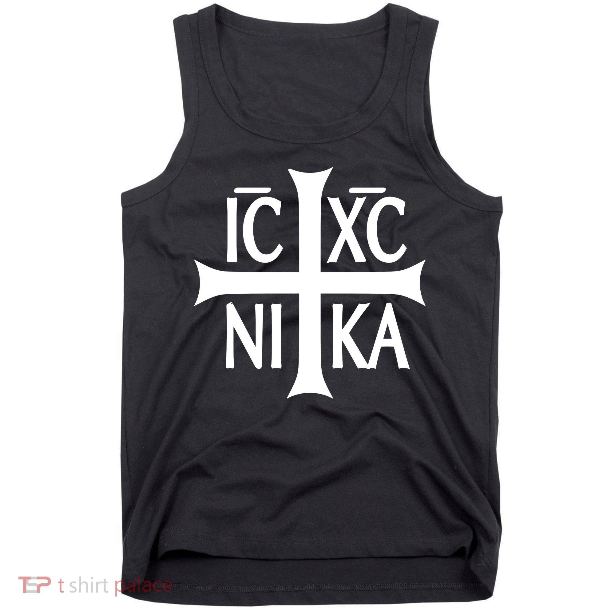Cross Christian Icxc Nika Tank Top