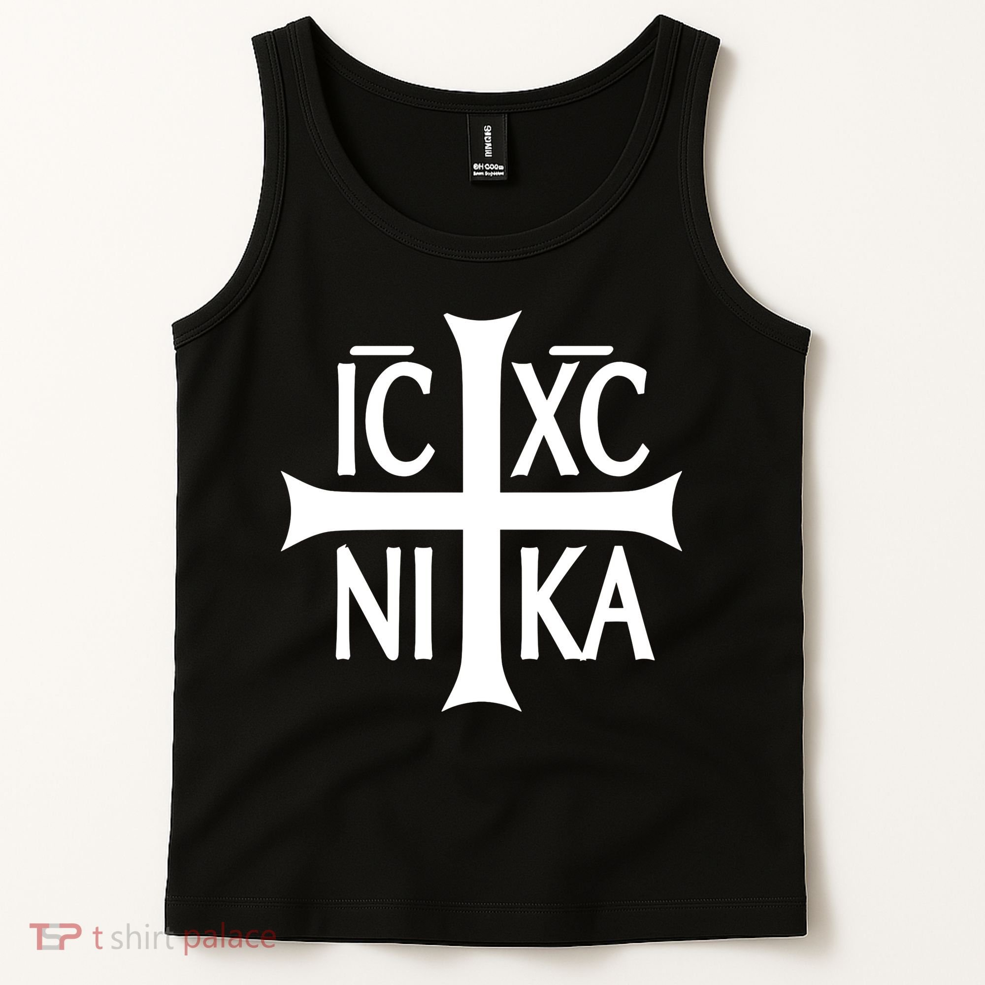 Cross Christian Icxc Nika Tank Top