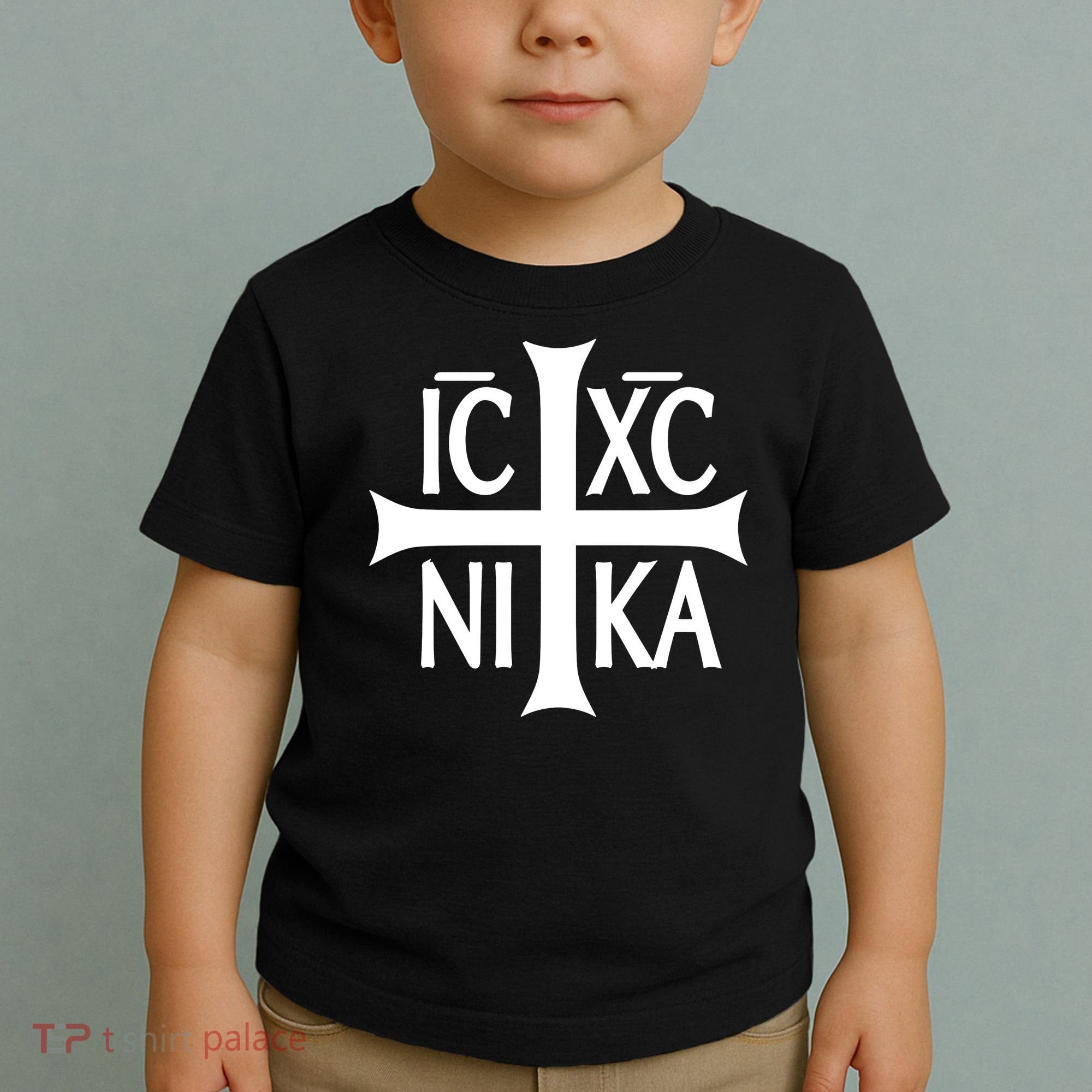 Cross Christian Icxc Nika Toddler T-Shirt
