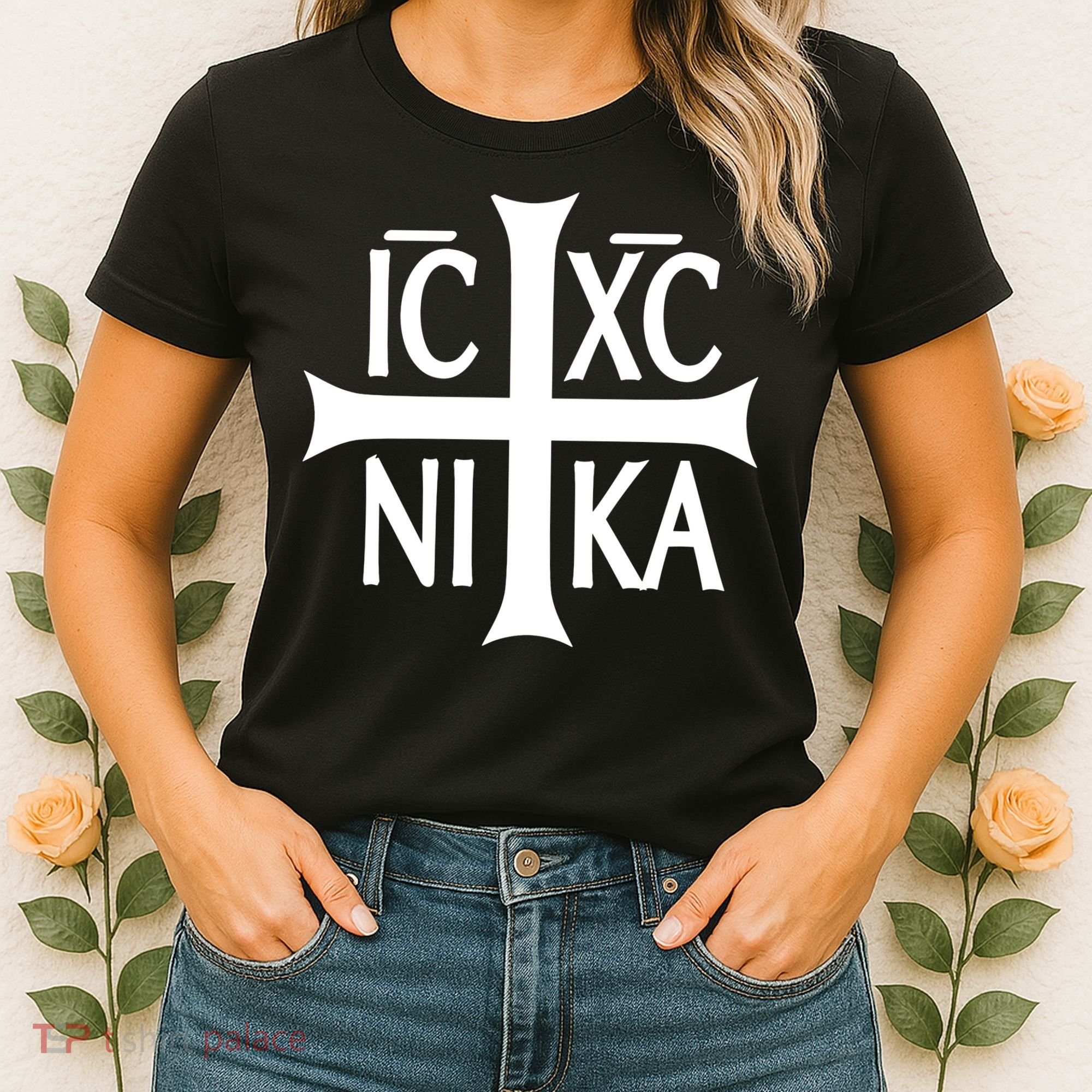 Cross Christian Icxc Nika Women's T-Shirt