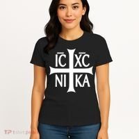 Cross Christian Icxc Nika Women's T-Shirt thumb 4