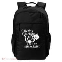 Clickity Clackity I Roll To Attackity Game Dice Attackitty Backpack thumb 0