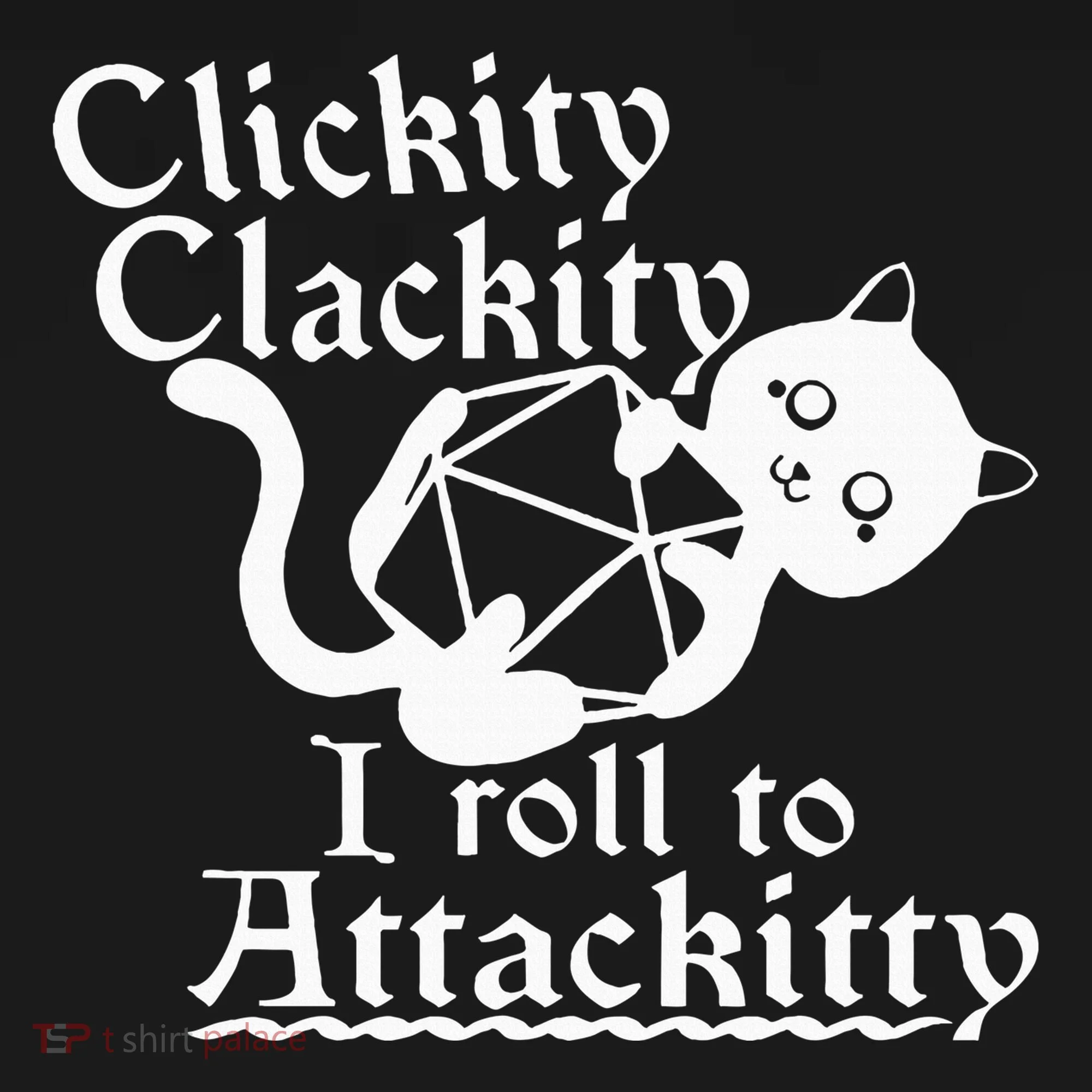 Clickity Clackity I Roll To Attackity Game Dice Attackitty Bucket Hat