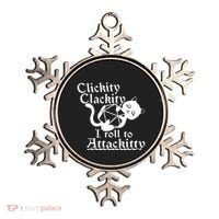 Clickity Clackity I Roll To Attackity Game Dice Attackitty Ornament thumb 0