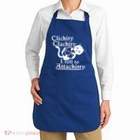 Clickity Clackity I Roll To Attackity Game Dice Attackitty Apron thumb 2