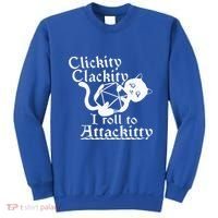 Clickity Clackity I Roll To Attackity Game Dice Attackitty Sweatshirt thumb 0