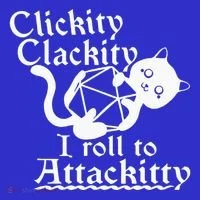 Clickity Clackity I Roll To Attackity Game Dice Attackitty Women's Long Sleeve Shirt thumb 2