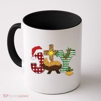 Christian Christmas Joy Jesus Nativity Scene Faith Coffee Mug thumb 0