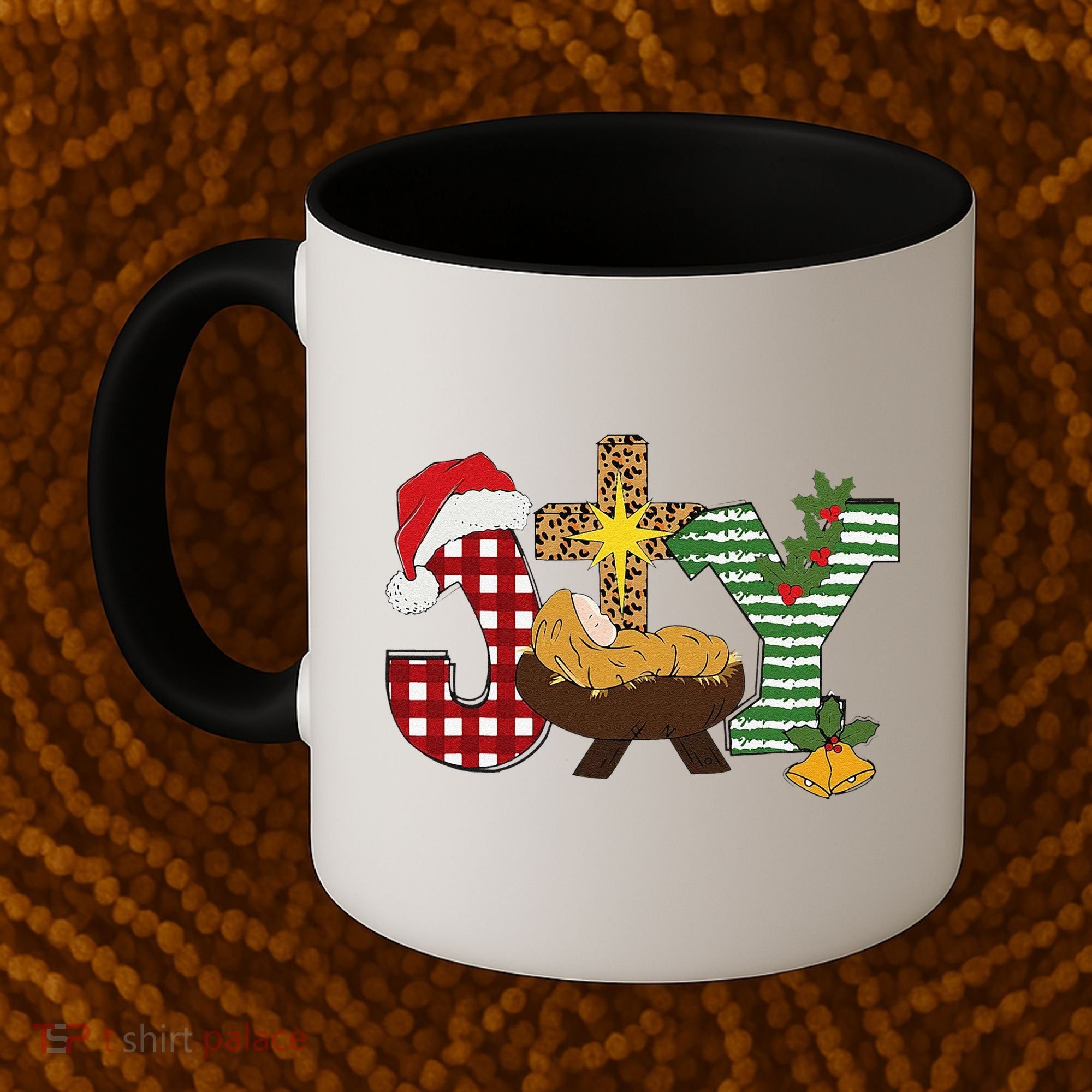 Christian Christmas Joy Jesus Nativity Scene Faith Coffee Mug