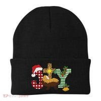 Christian Christmas Joy Jesus Nativity Scene Faith Beanie thumb 0