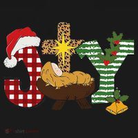Christian Christmas Joy Jesus Nativity Scene Faith Women's Hoodie thumb 2