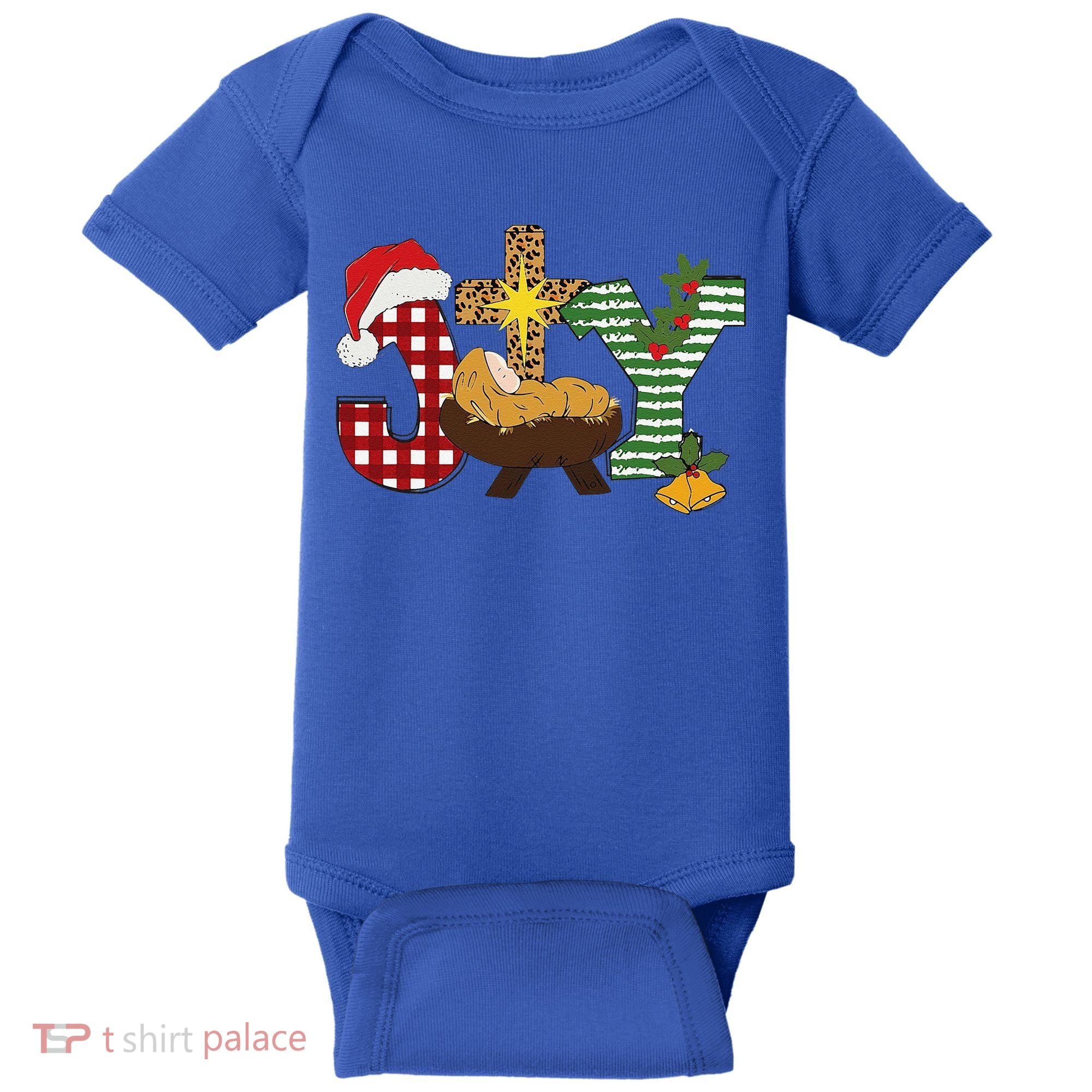 Christian Christmas Joy Jesus Nativity Scene Faith Baby Bodysuit
