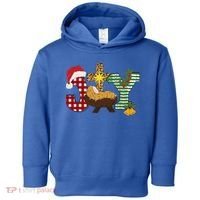 Christian Christmas Joy Jesus Nativity Scene Faith Toddler Hoodie thumb 0