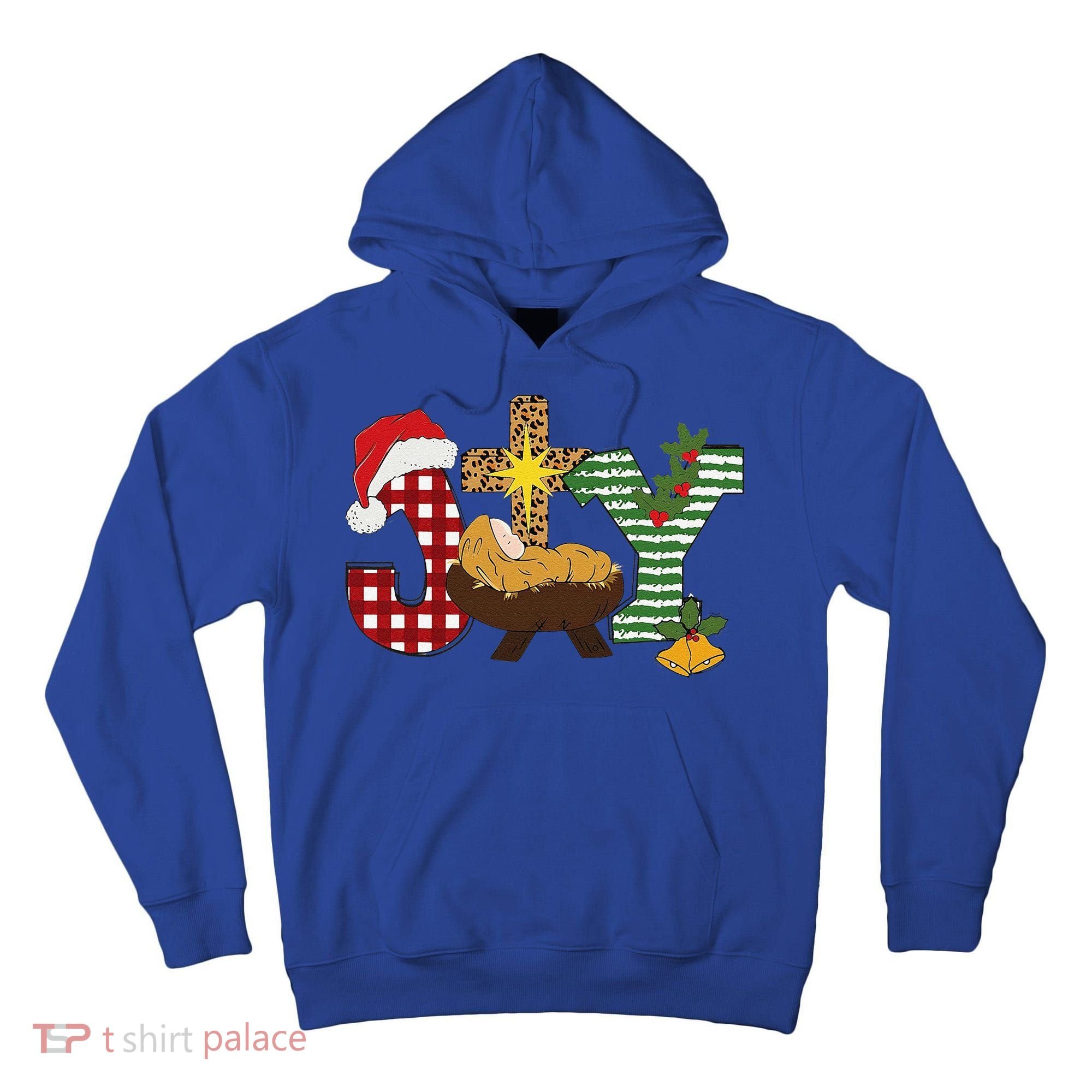 Christian Christmas Joy Jesus Nativity Scene Faith Tall Hoodie