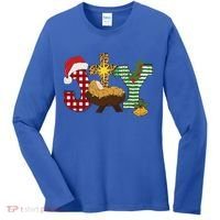 Christian Christmas Joy Jesus Nativity Scene Faith Women's Long Sleeve Shirt thumb 0
