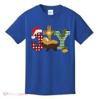 Christian Christmas Joy Jesus Nativity Scene Faith Kids T-Shirt thumb 0