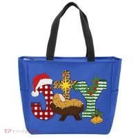 Christian Christmas Joy Jesus Nativity Scene Faith Tote Bag thumb 0