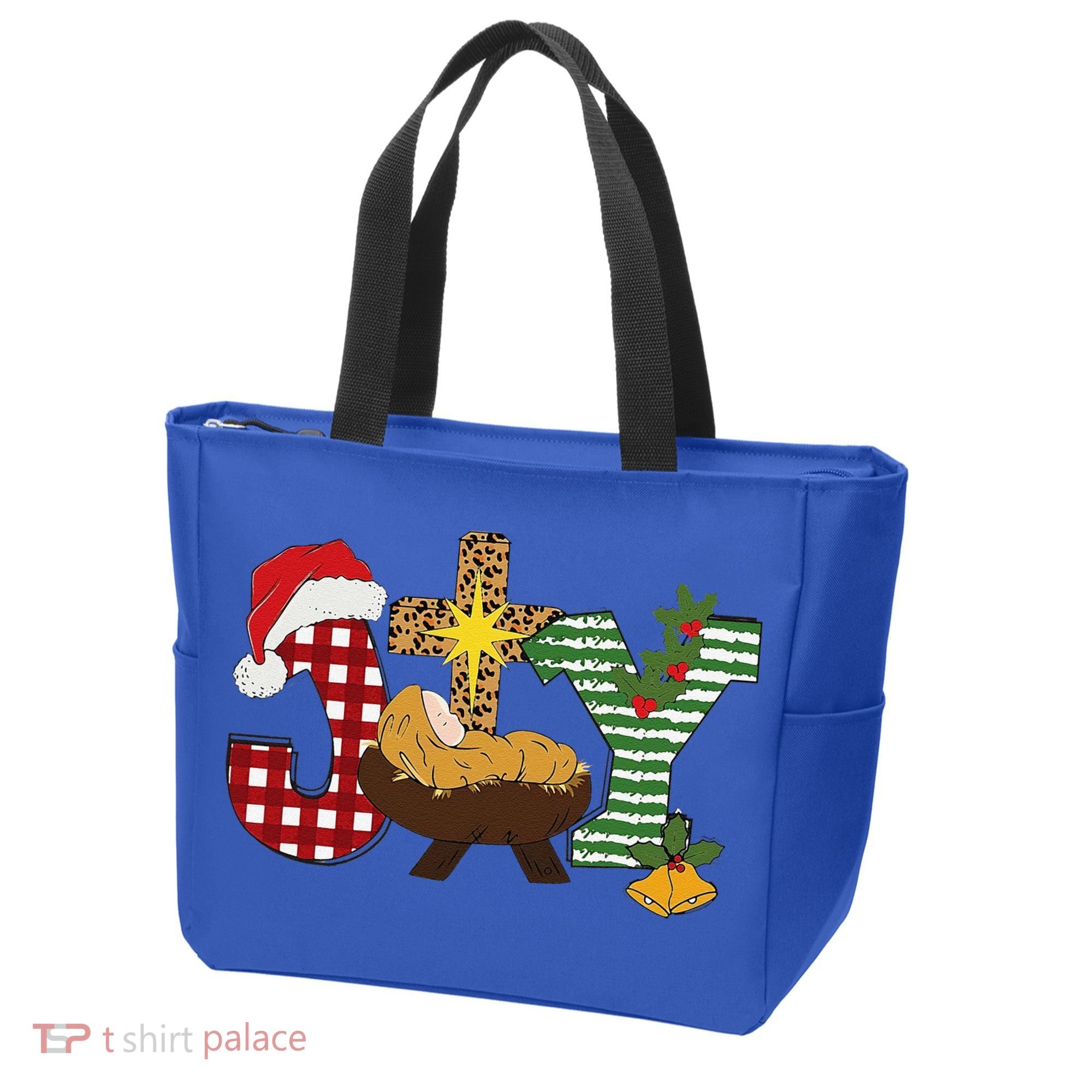 Christian Christmas Joy Jesus Nativity Scene Faith Tote Bag