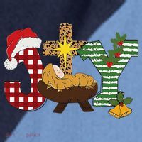 Christian Christmas Joy Jesus Nativity Scene Faith Raglan Baseball Sleeve Shirt thumb 2