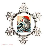 Catzilla Cat Japanese Art Funny Cat Gifts Ornament thumb 0