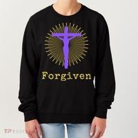 Chrisitan Cross Jesus Forgiven Faith Gift Women's Sweatshirt thumb 0