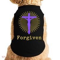 Chrisitan Cross Jesus Forgiven Faith Gift Doggie Tank thumb 0